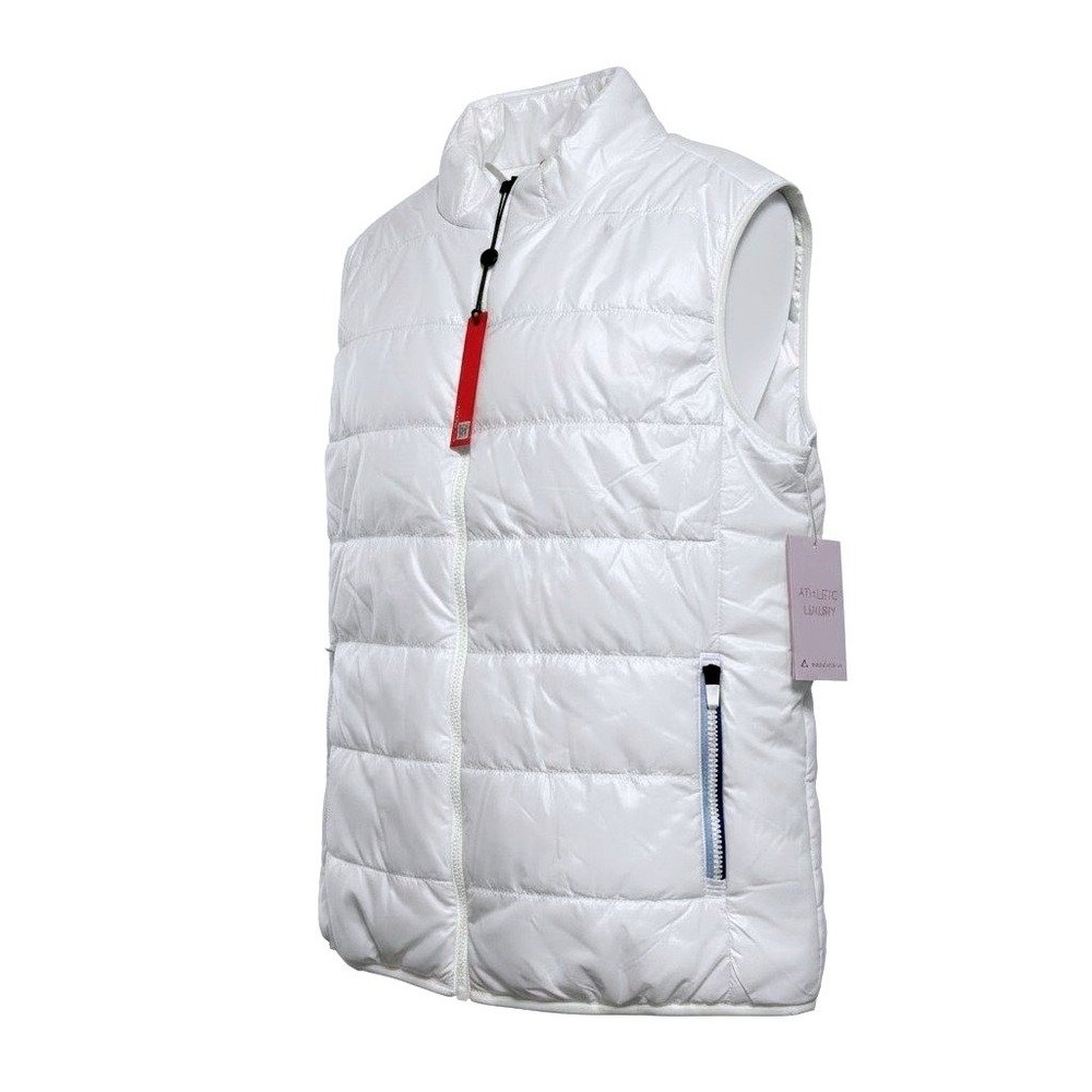 Redvanly Winslow Vest Men's Medium Bright White Lightweight Insulated Golf NWT